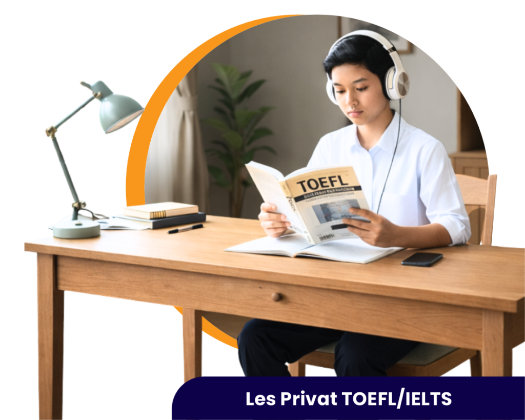 Les Privat TOEFL/IELTS Program Intensif Persiapan Ujian TOEFL/IELTS